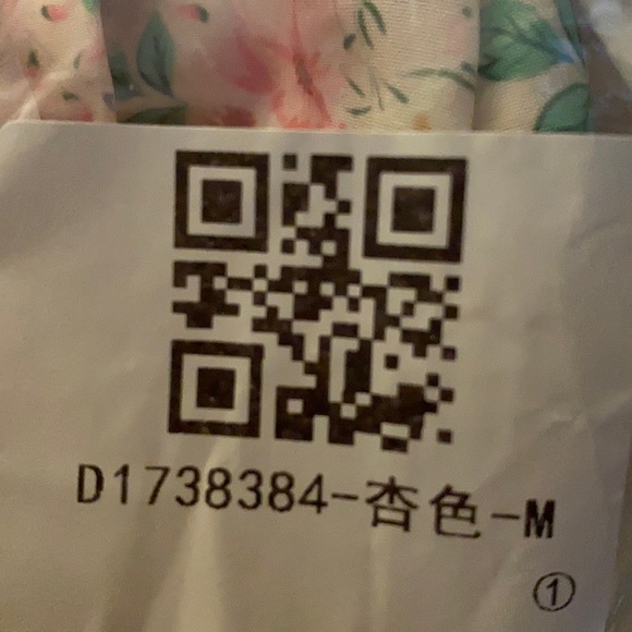 BOHEMIAN STYLE FLORAL PRINT SLIT SIZE MIDI DRESS SIZE MEDIUM - Picture 10 of 14